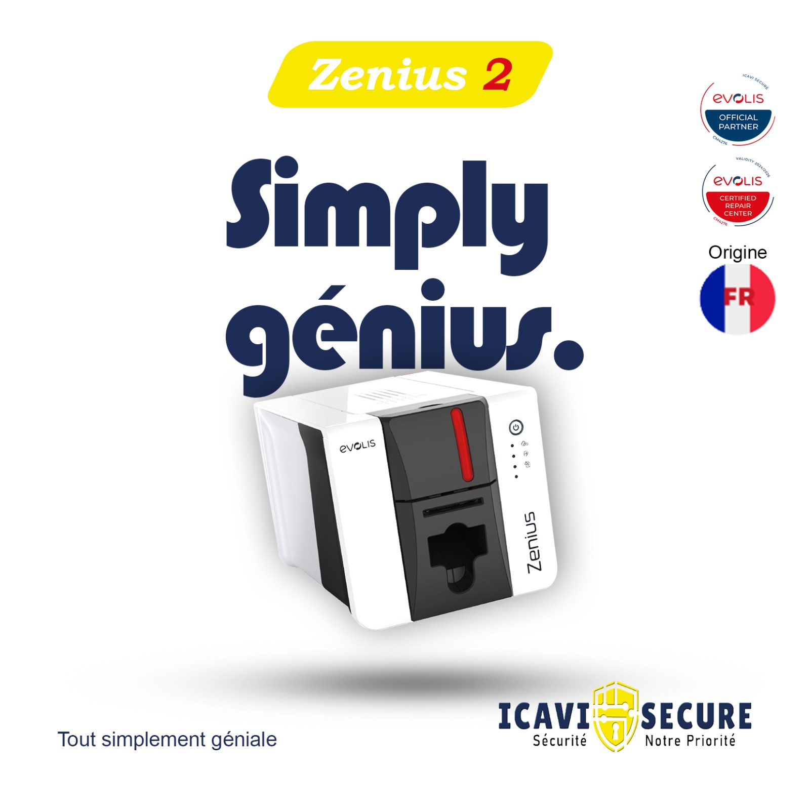 Evolis Zenius 2 - ICAVI Secure