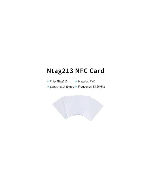 Cartes NFC NTAG213 (Lot de 100) |  Meilleurs prix au cameroun
