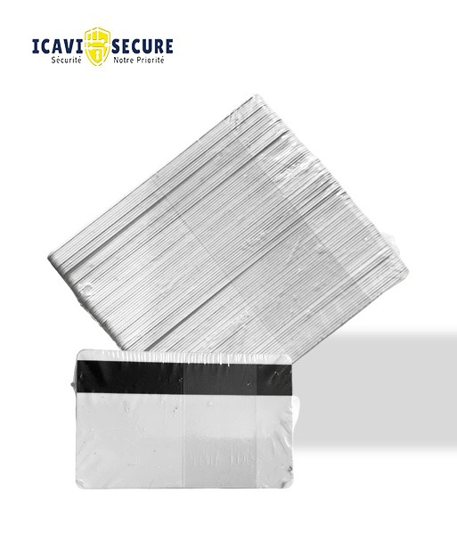 Cartes PVC avec piste magnétique HiCo C4003(– Lot de 100 )
