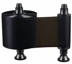 Ruban monochrome noir pour 5000 impressions par rouleau - Ref. R2121